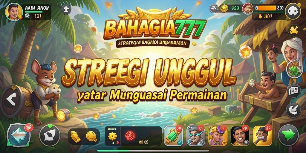 Tangkapan layar gameplay BAHAGIA777 menampilkan pertempuran strategi yang mendebarkan.
