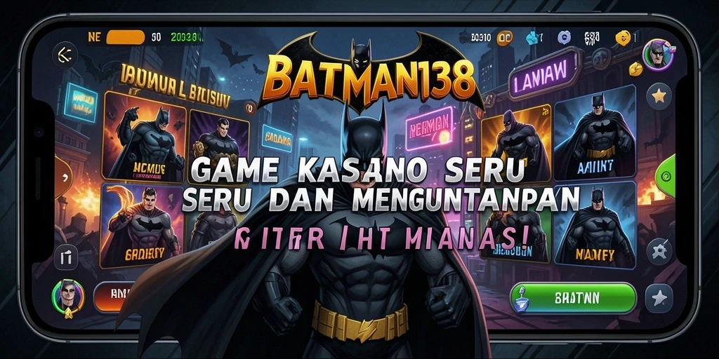 Tampilan gameplay seru dalam BATMAN138 yang menampilkan aksi kasino.
