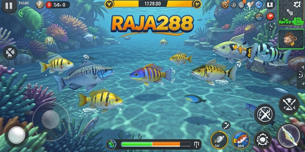 Gameplay seru menembak ikan di RAJA288.
